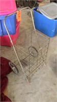 Wire paper cart