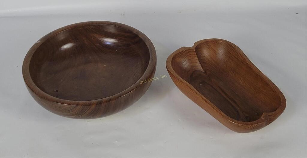 Olive Wood & Teak Wood Bowls