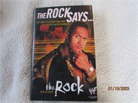 Book WWF The Rock Says By Joe Layden First Edition