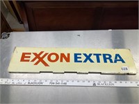 Exxon metal sign