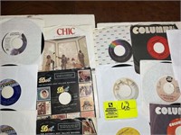GROUP OF 45s INCLUDING JAMES BROWN, PAUL YOUNG, CH
