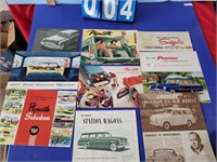 vintage car brochure lot stationwagons