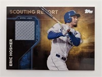 Eric Hosmer Baseball Trading Card with Game Used J