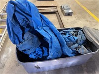 Plastic Tote and Car Cover