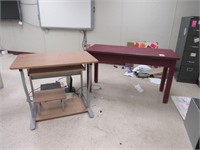 Wood Table & small Desk