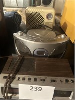 Windmere Heater, Clock Radio & Radio DVD Player