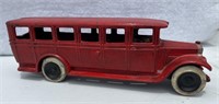 1930's SETO CAST IRON BUS RED