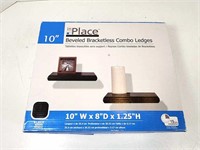 NEW inPlace 10" Beveled Bracketless Combo Ledges