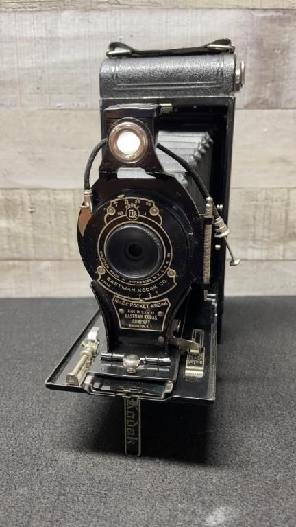 KODAK No 2C Pocket Kodak Bellows Folding Camera Gr