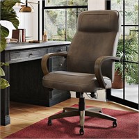 Thomasville Bonded Leather Office Chair - Brown