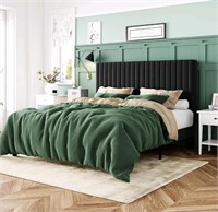 Allewie Full Bed Frame, Velvet