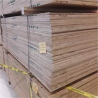 40 Sheets of 4' x 8' x 3/4" Sheathing Plywood