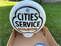 Cities Service Koolmotor Gas Pump Globe