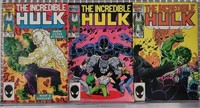 RUN: 3 Incredible Hulk (Vol 1) #327-29 MHG/HG NBB