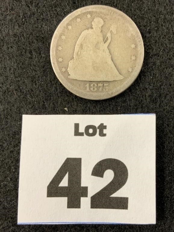 1875 "S" Twenty Cent Piece