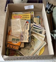 Flat of Vintage Postcards