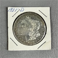 1921D Morgan Silver Dollar (90% Silver)