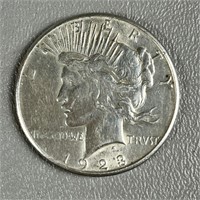 1923S Peace Silver Dollar (90% Silver)