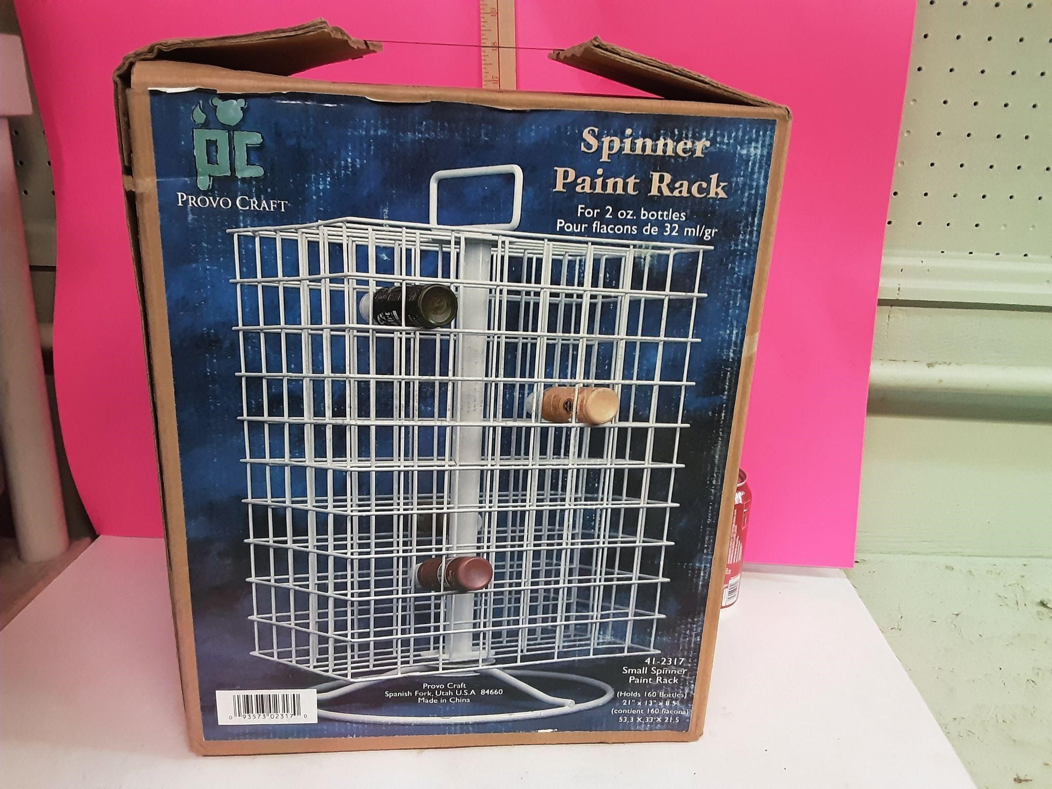 Spinner Paint Rack in box