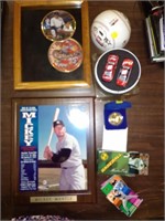 BABE RUTH COIN MICKEY PLAQUE CARDS BALL