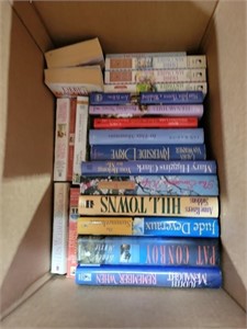 box lot of paperback books