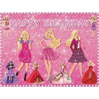 New Barbie Party Backdrop Barbie Girl