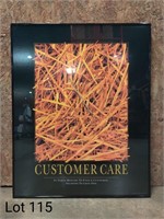 Customer Care Inspirational Quote, 24inX30in