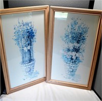 Set of Still Life Prints in Frame - Initialed