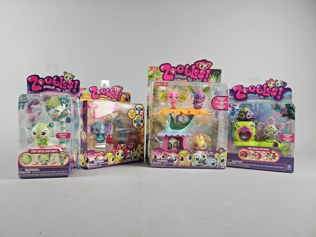 New Zoobles Toy Lot