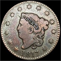 1817 Large Cent NICELY CIRCULATED