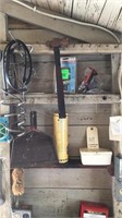 Assorted tools on wall
