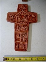 6"x9" Nativity & Religious Cross