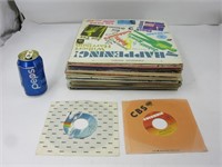 Plusieurs disques vinyles 33T dont Led Zeppelin