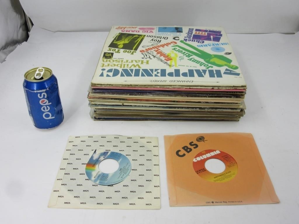 Plusieurs disques vinyles 33T dont Led Zeppelin