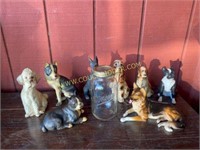 Various Dog Figurines