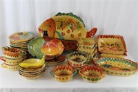 Hand Painted Italy Oven Proof Cookware