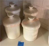 White canister lot
