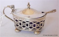 Edwardian Sterling Silver Mustard Pot