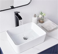 New Rectangular Vessel Sink, 16"X12"