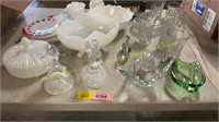 Candy Dishes, Glassware, Figures