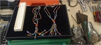 2 Glass Bead Fashion Necklaces
