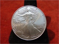 2024-BU .999 Silver eagle 1 ounce round.