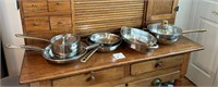 Stainless Steel Pots and Pans Lot