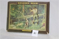 VINTAGE GENESEE BEER ADVERTISING AD (AS FOUND)