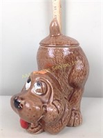 McCoy dog cookie jar 0272, paint worn