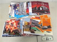 Large Lot of Lionel Train Catalogs & Literature