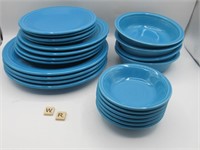 MODERN BLUE FIESTA DISH SET