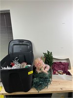 Lot of Christmas with tote and lid