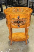 French Provincial Style 3 Drawer SideTable
