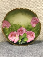 Antique hand painted Victorian Plate